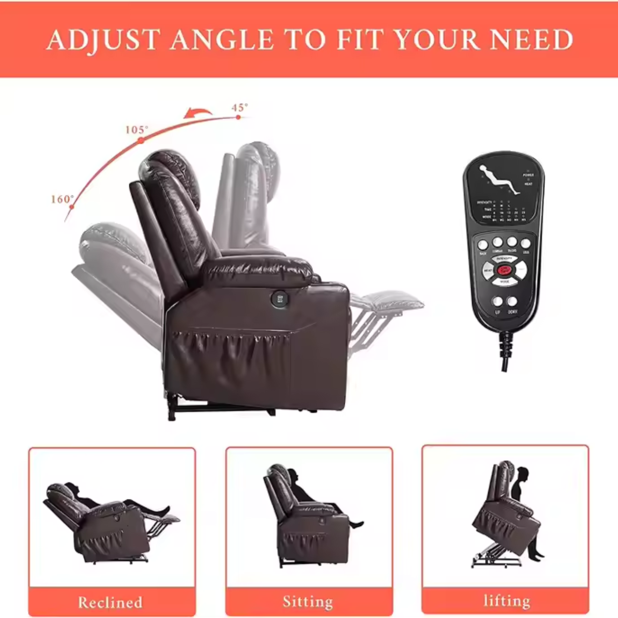 Luxora Prestige Leather Power Recliner